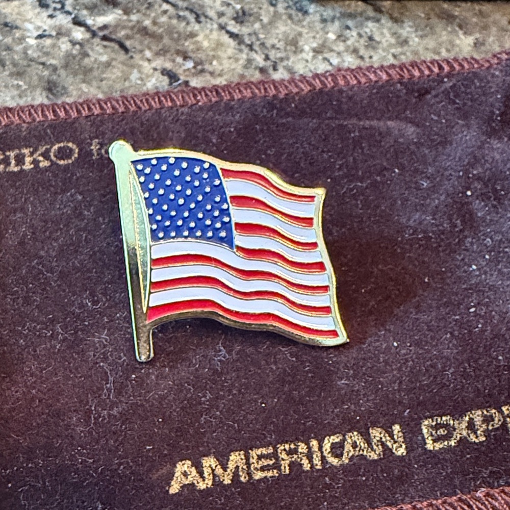 American Flag Enamel Pin